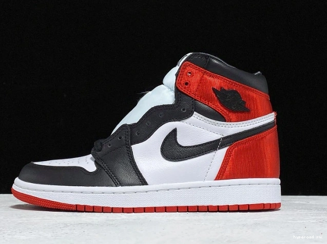 Black 1 Air Toe High Satin Jordan Retro CD0461-016 0727